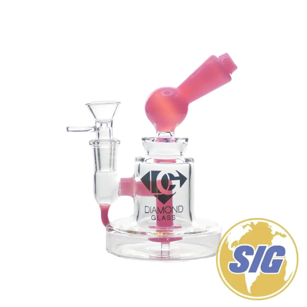 Diamond Glass Long Mouth Piece Dab Rig |REF: DGR 1150|
