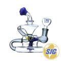 Diamond Glass Mini Klein Recycler Dab Rig |REF: DGR 1034|