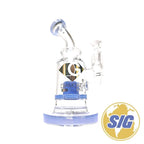 Diamond Glass Recycler Water Pipe |REF: DGR 1121|