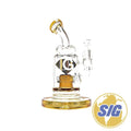 Diamond Glass Recycler Water Pipe |REF: DGR 1121|