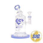 Diamond Glass Sprinkler Perc Rig |REF: DGR 542|