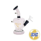 Diamond Glass Swirl Water Pipe |REF: DGR 1076|