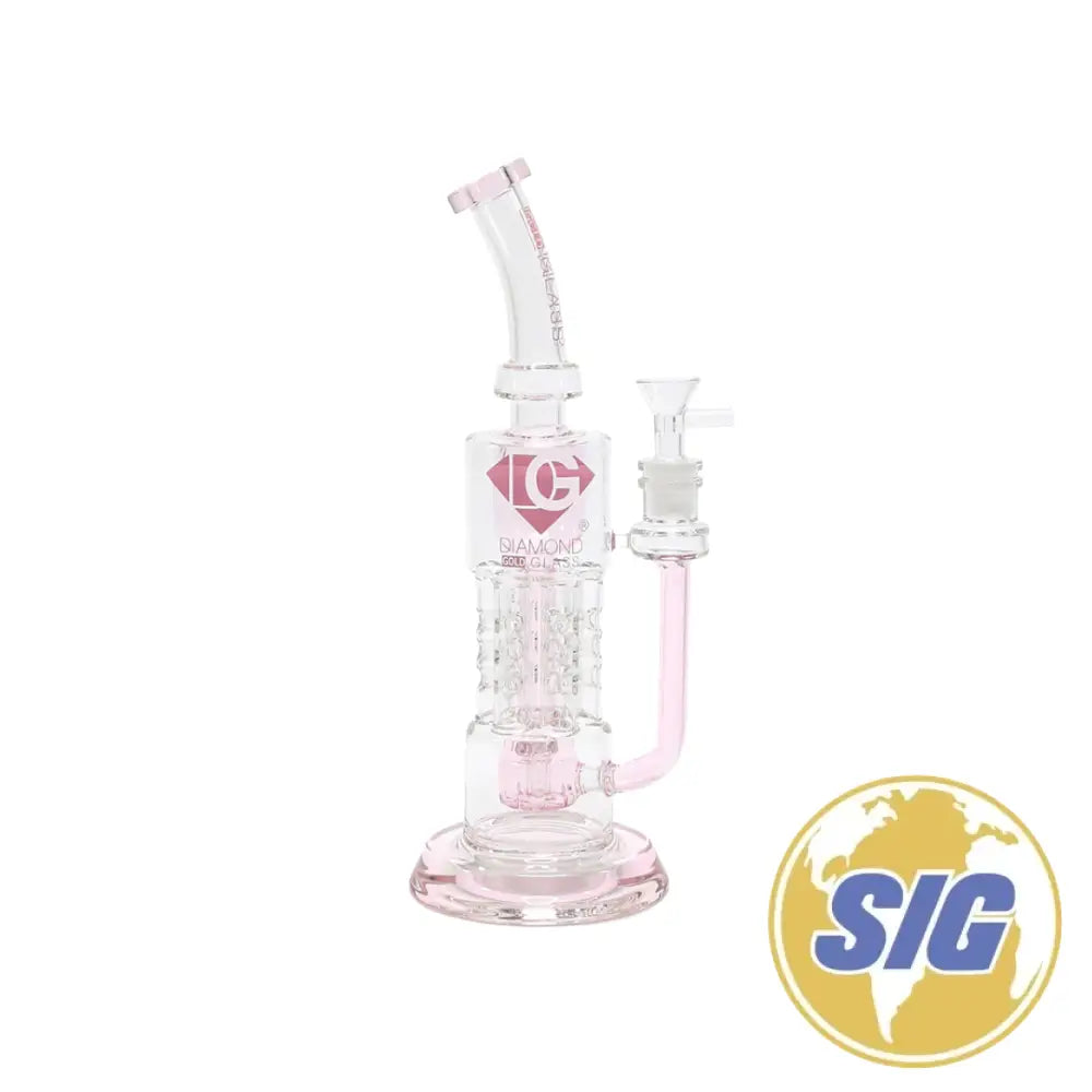 Diamond Glass Swiss Body Water Pipe |REF: DGR 1181|