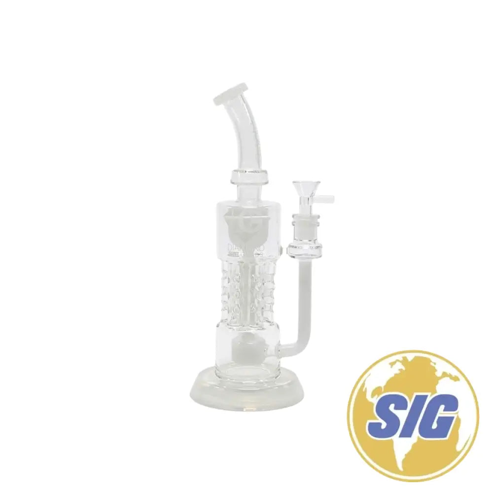 Diamond Glass Swiss Body Water Pipe |REF: DGR 1181|