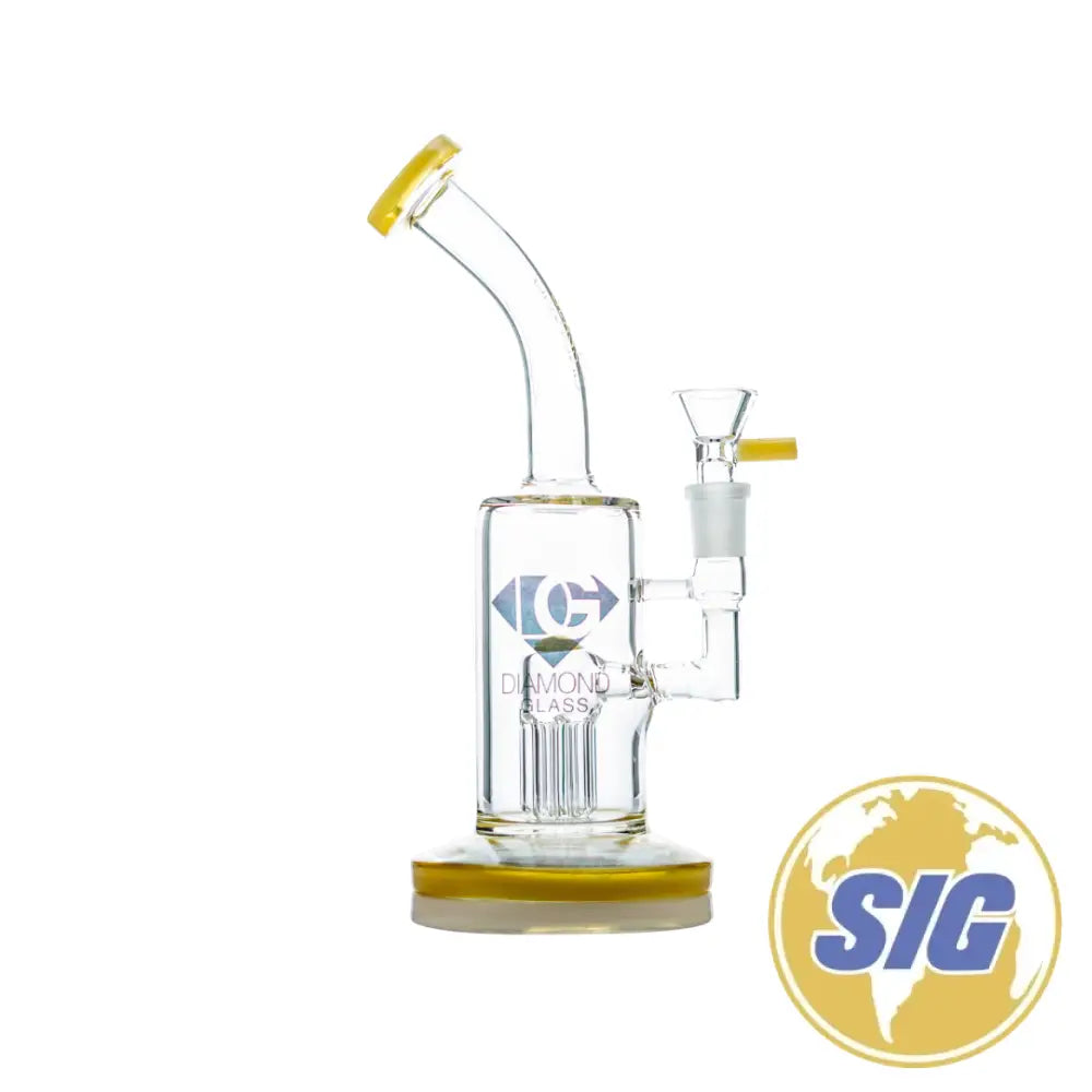 Diamond Glass Tree Perc Water Pipe |REF: DGR 1020|