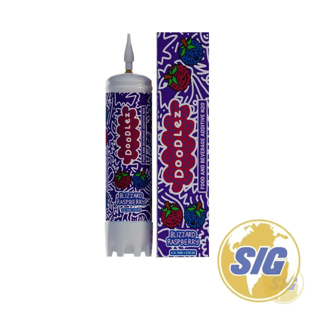 Doodlez 3050G N2O Tanks |1CNT| - Blizzard Raspberry