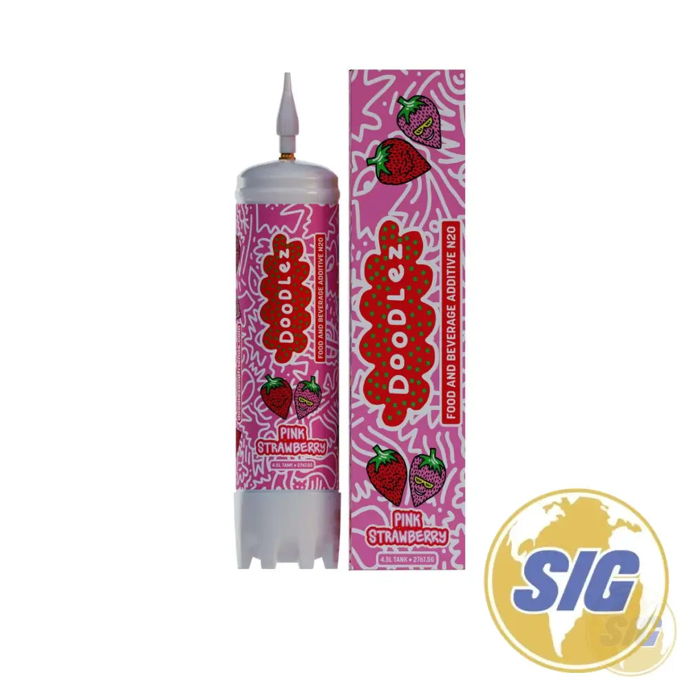 Doodlez 3050G N2O Tanks |1CNT| - Pink Strawberry