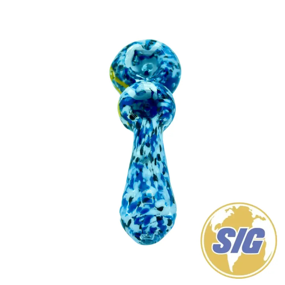 Double Spotted Bowl Hand Pipe |REF: HP 152|
