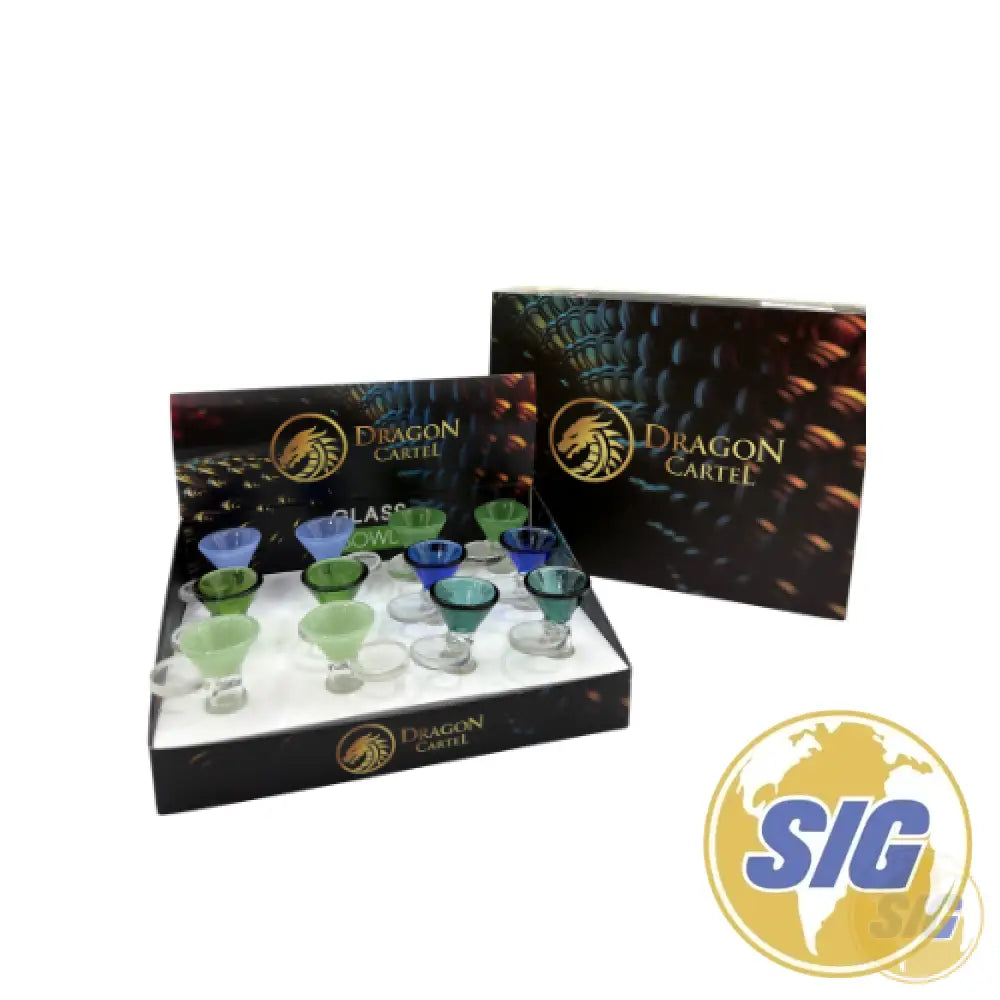 Dragon Cartel Frosted Glass Bowls | REF: SG-153|