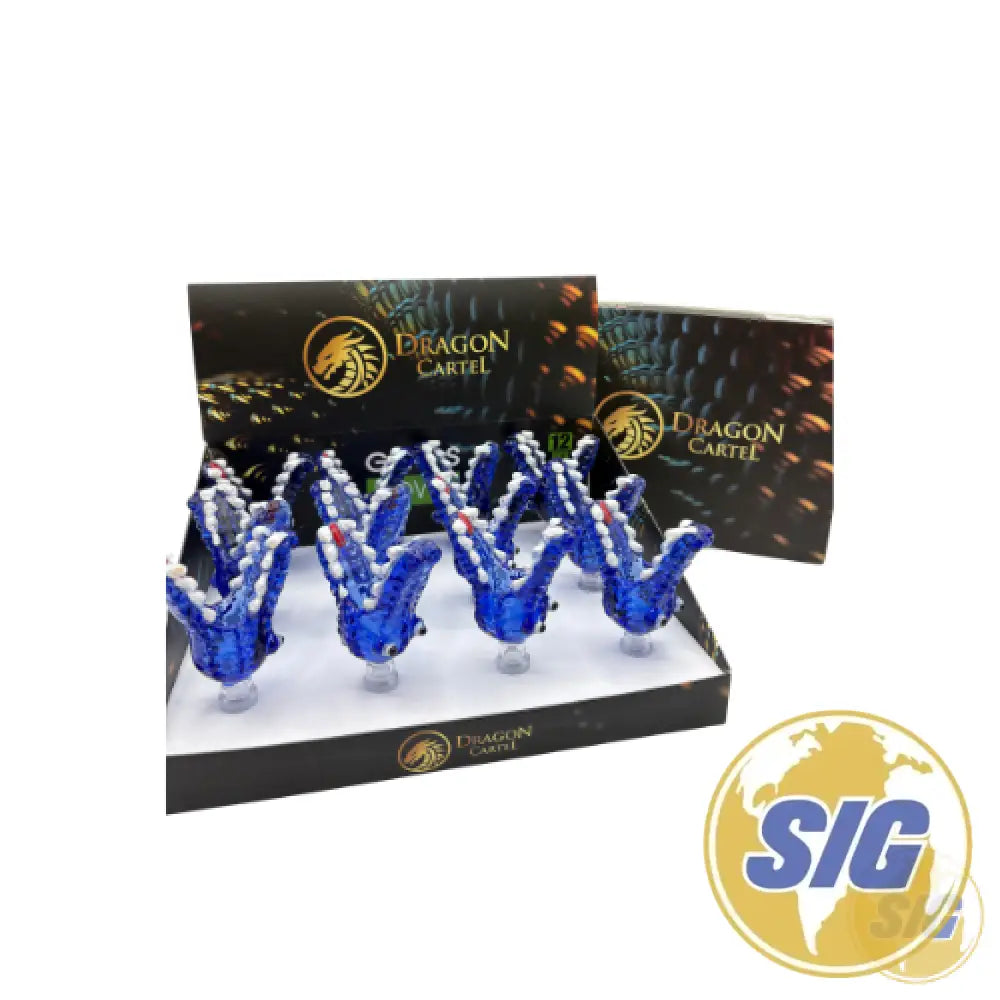 Dragon Cartel Leaf Handle Glass Bowls | REF: SG-163|