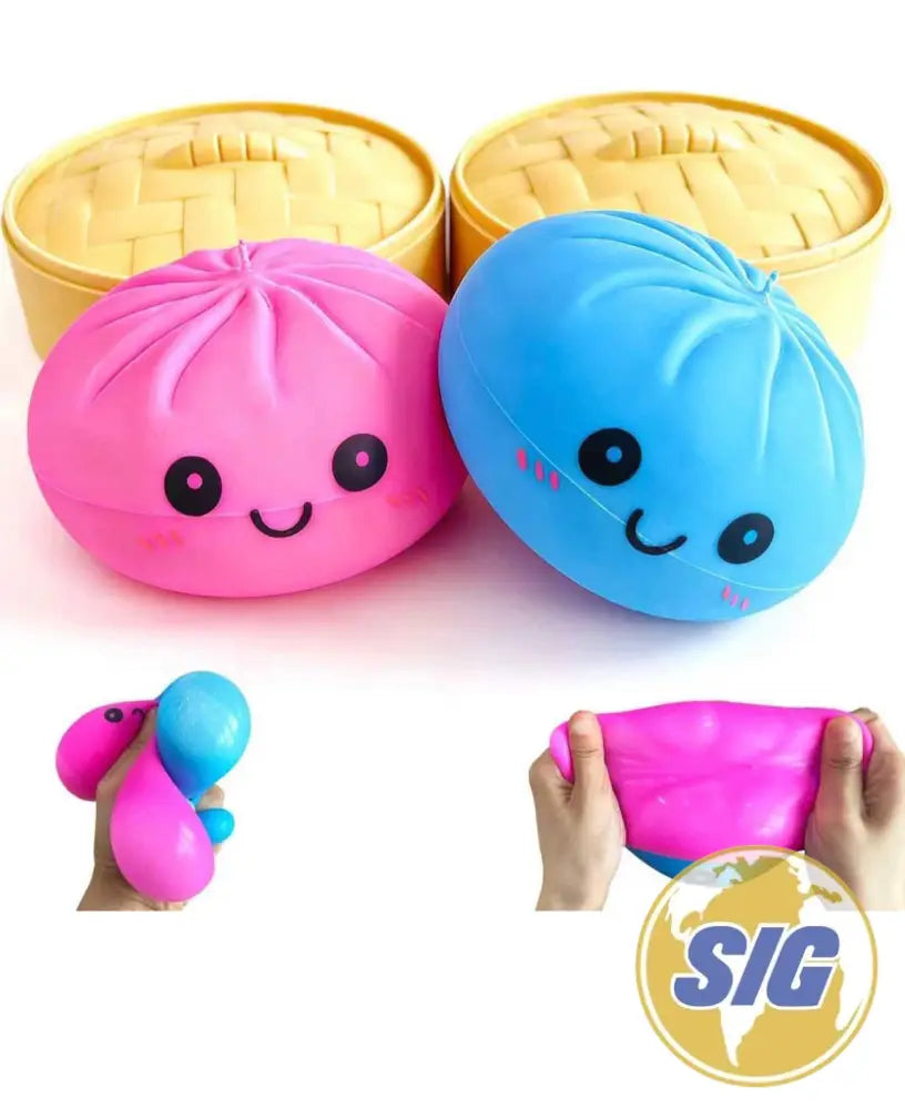 Dumpling Squishies - Kawaii Squishy Bun - Kawaii Squishy Bun - Disposable