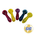 Fiery Swirls Hand Pipe |REF: HP 238|
