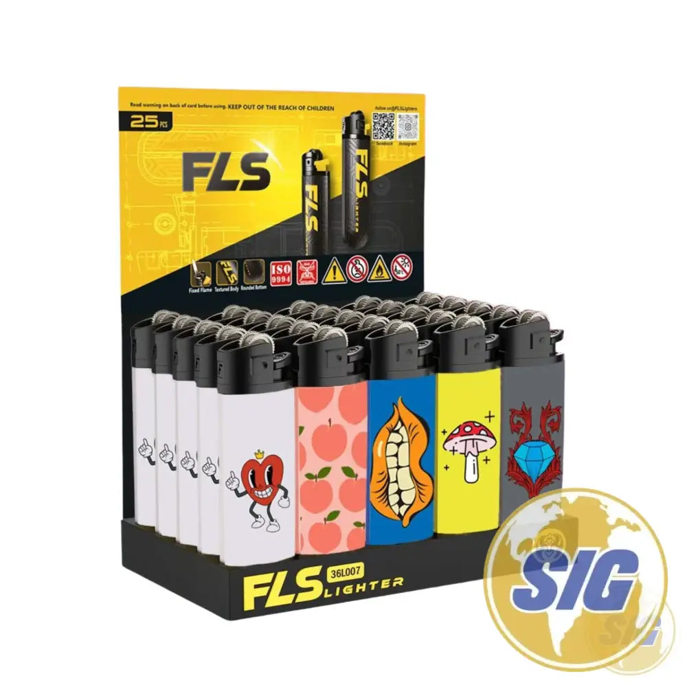 FLS Lighter 25CNT Display |Design A| - DESIGN 2