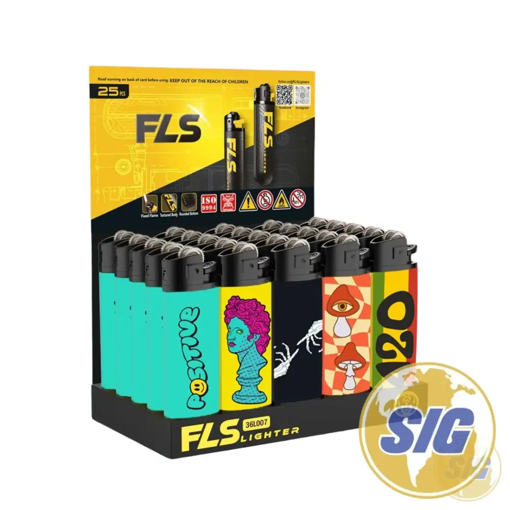 FLS Lighter 25CNT Display |Design A| - DESIGN 3