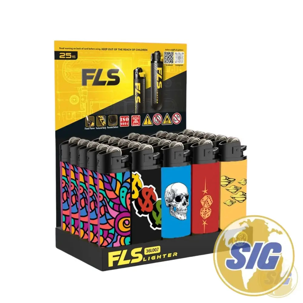 FLS Lighter 25CNT Display |Design B| - DESIGN 1