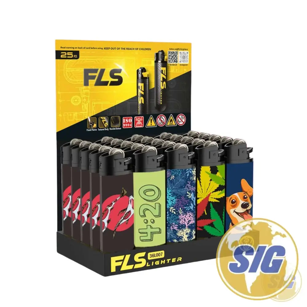 FLS Lighter 25CNT Display |Design B| - DESIGN 2
