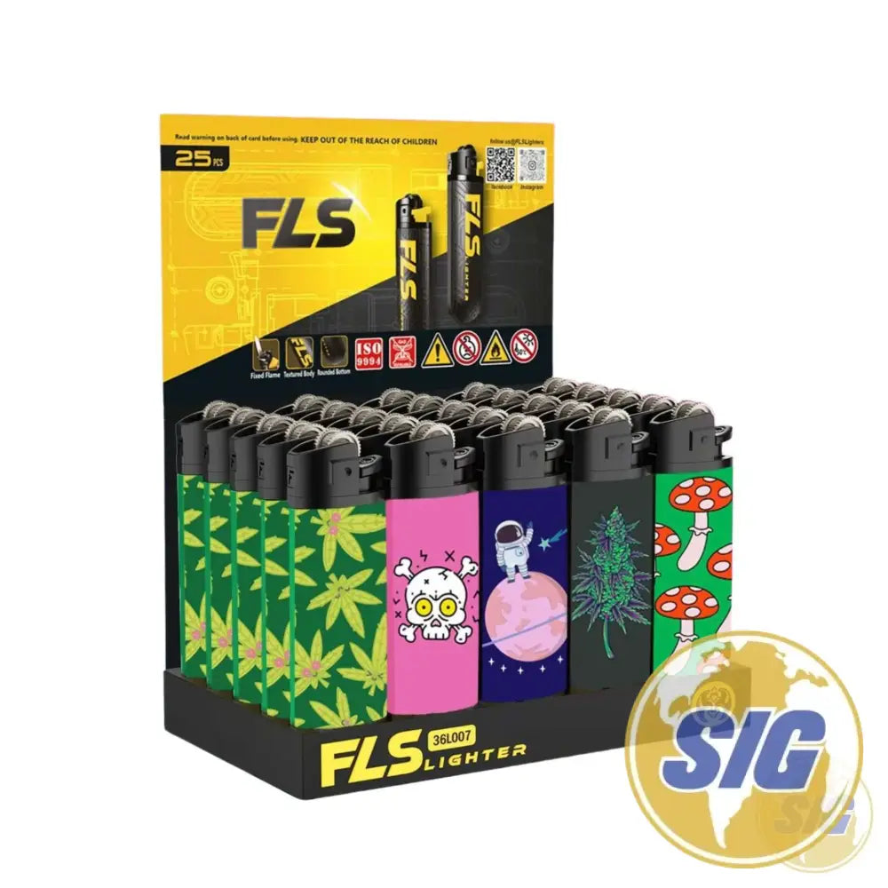 FLS Lighter 25CNT Display |Design B| - DESIGN 3