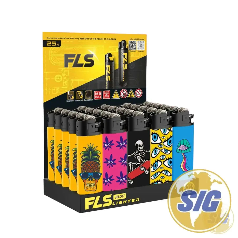 FLS Lighter 25CNT Display |Design C| - DESIGN 2
