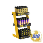 FLS Lighter 3 Tier Display 75 CNT - DISPLAY SOLID COLORS