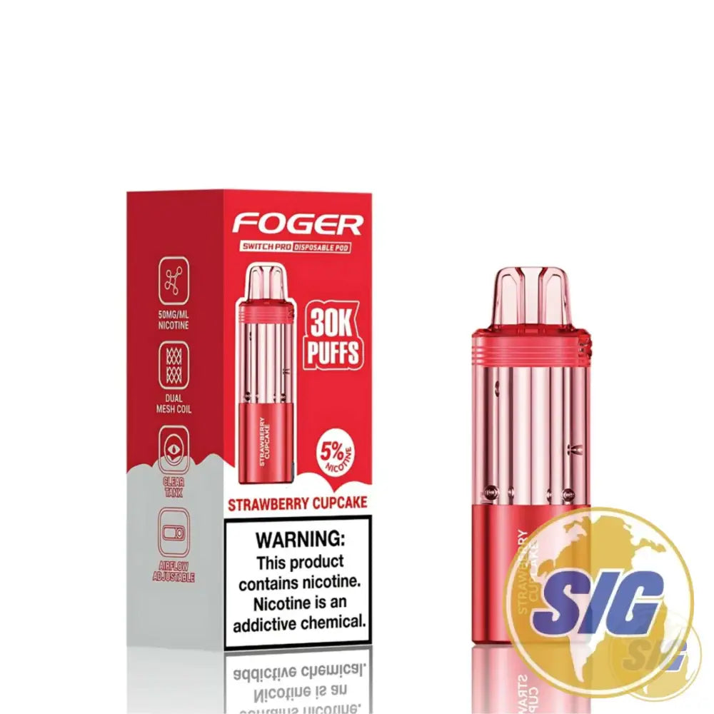 Foger Switch Pro Disposable Pod - Strawberry Cup Cake