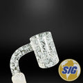 Frosted Pattern Quartz Banger 14mm