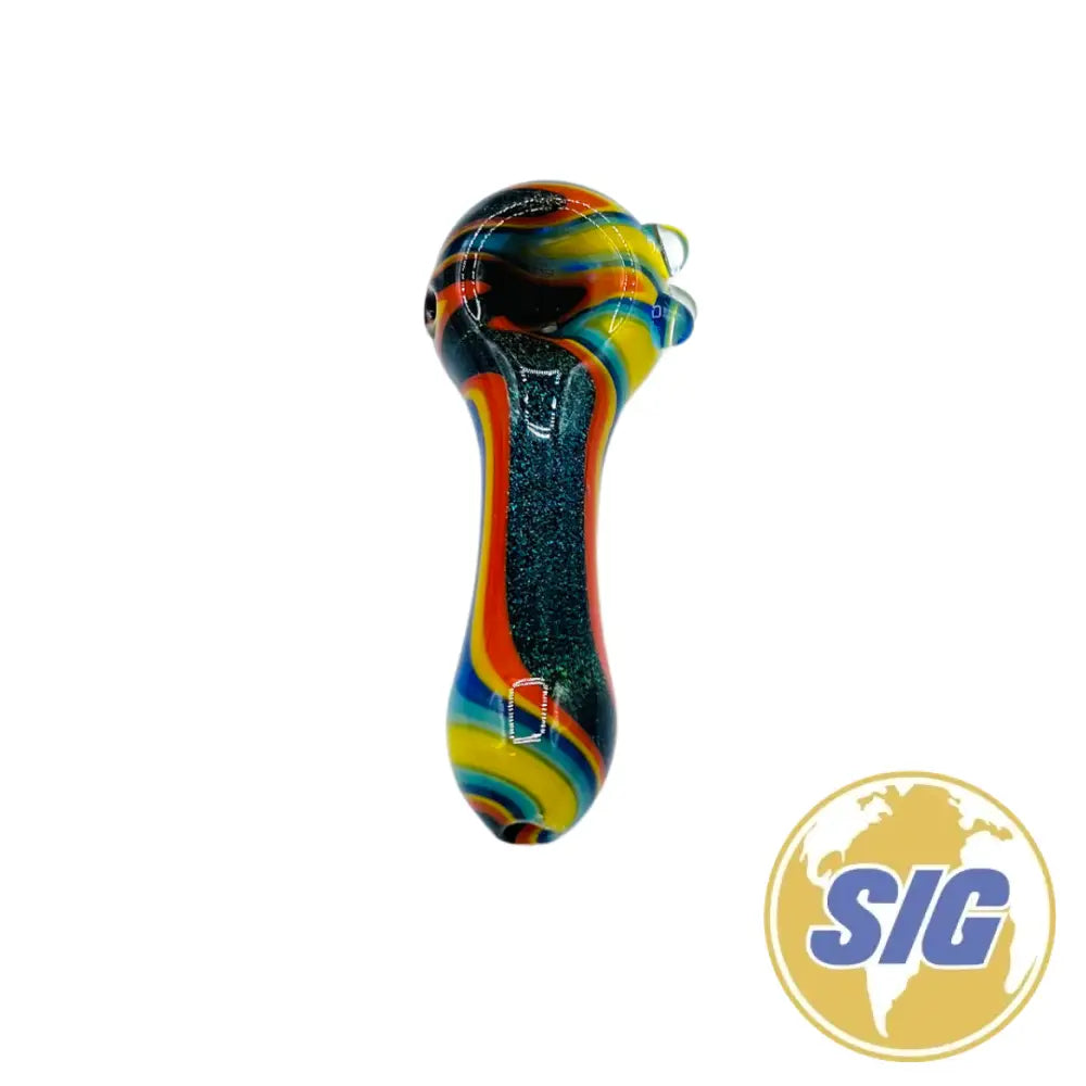Galaxy Glass Hand Pipe |REF: HP 206| - C