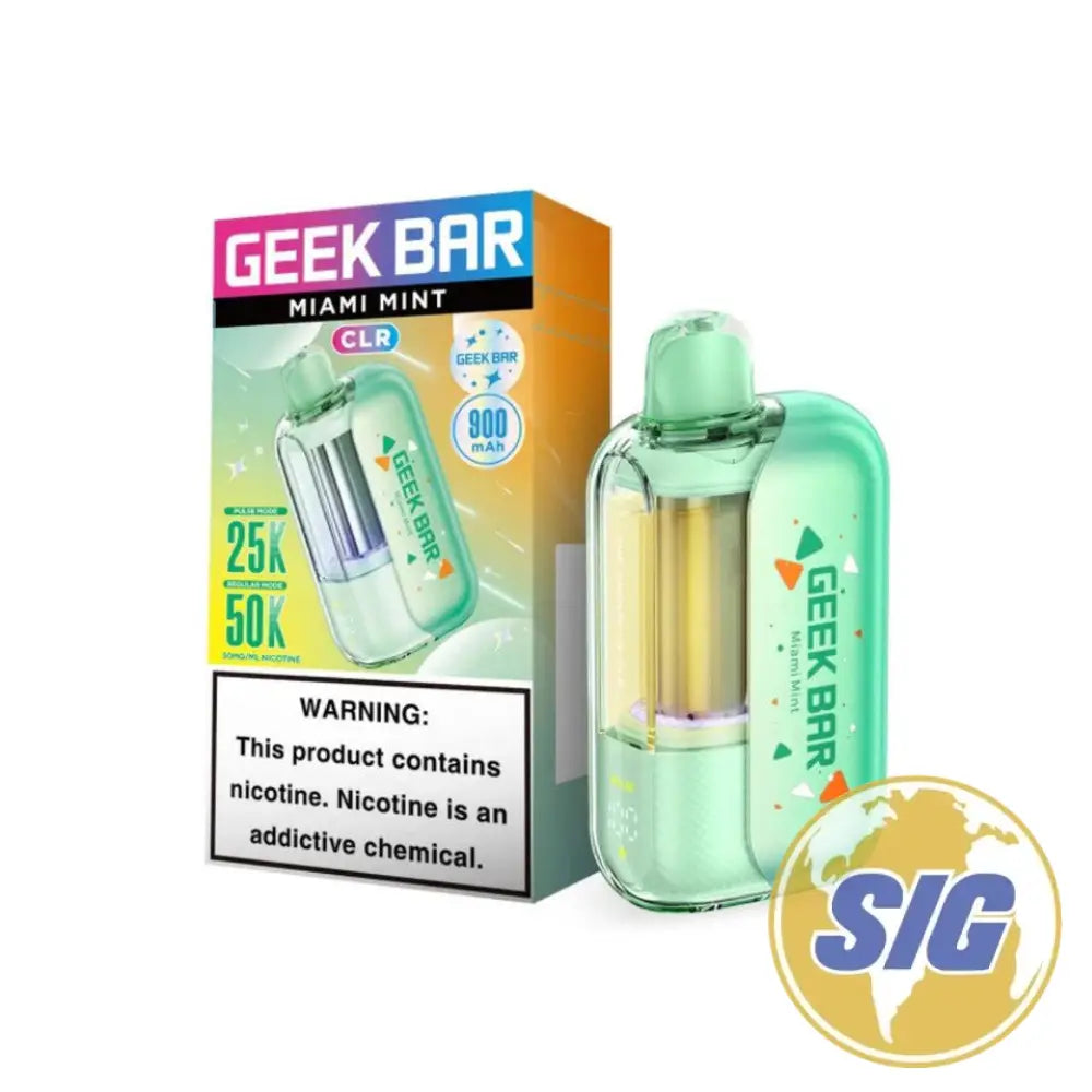 Geek Bar CLR 50K Disposable Vape - Miami Mint
