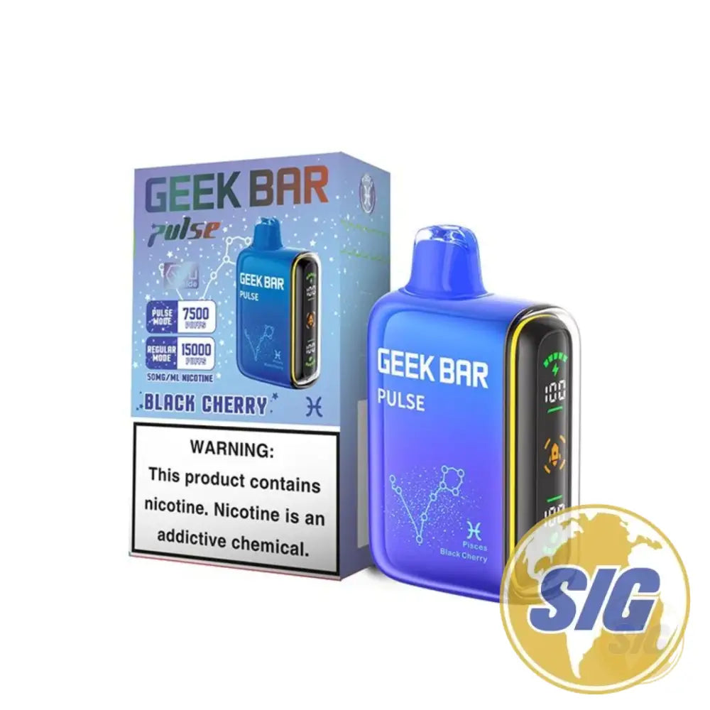 Geek Bar Pulse 15000 Puffs Disposable Vape - Black Cherry