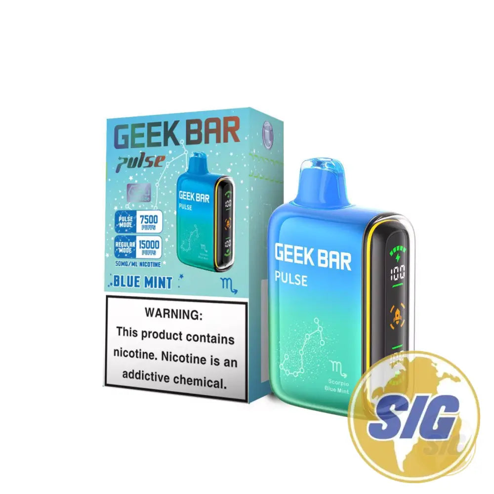 Geek Bar Pulse 15000 Puffs Disposable Vape - Blue Mint