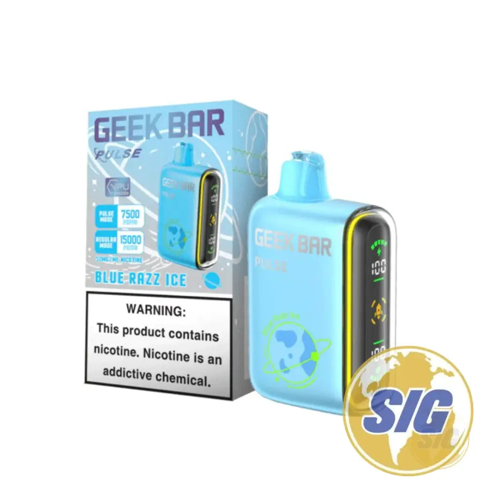 Geek Bar Pulse 15000 Puffs Disposable Vape - Blue Razz Ice