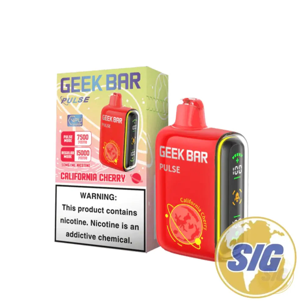 Geek Bar Pulse 15000 Puffs Disposable Vape - California cherry