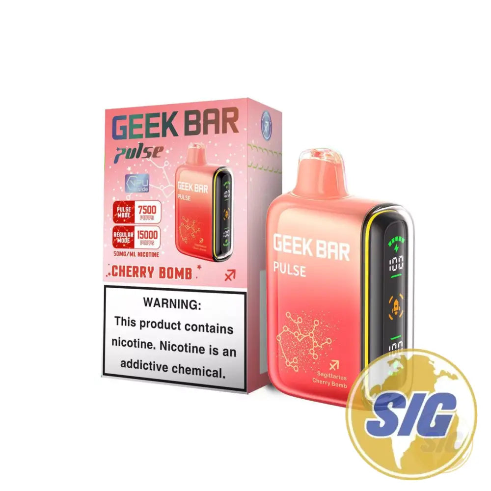 Geek Bar Pulse 15000 Puffs Disposable Vape - Cherry Bomb