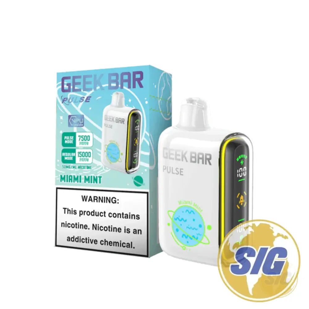 Geek Bar Pulse 15000 Puffs Disposable Vape - Miami Mint
