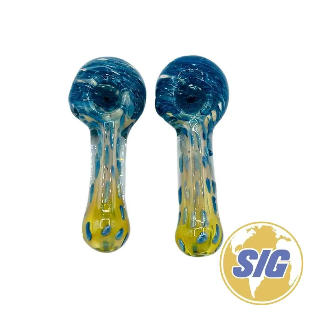 Gilded Wave Hand Pipe |REF: HP 311|