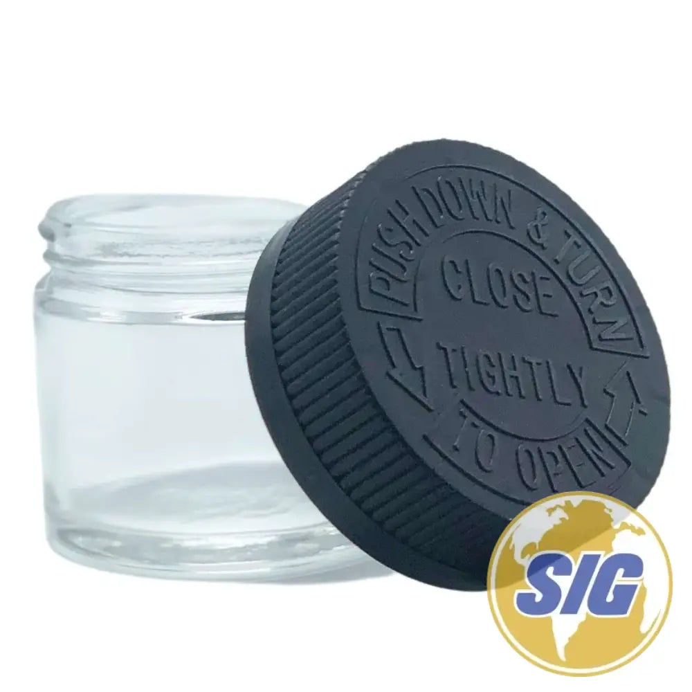 Glass Stash Jar 2" long ( 50 ct )