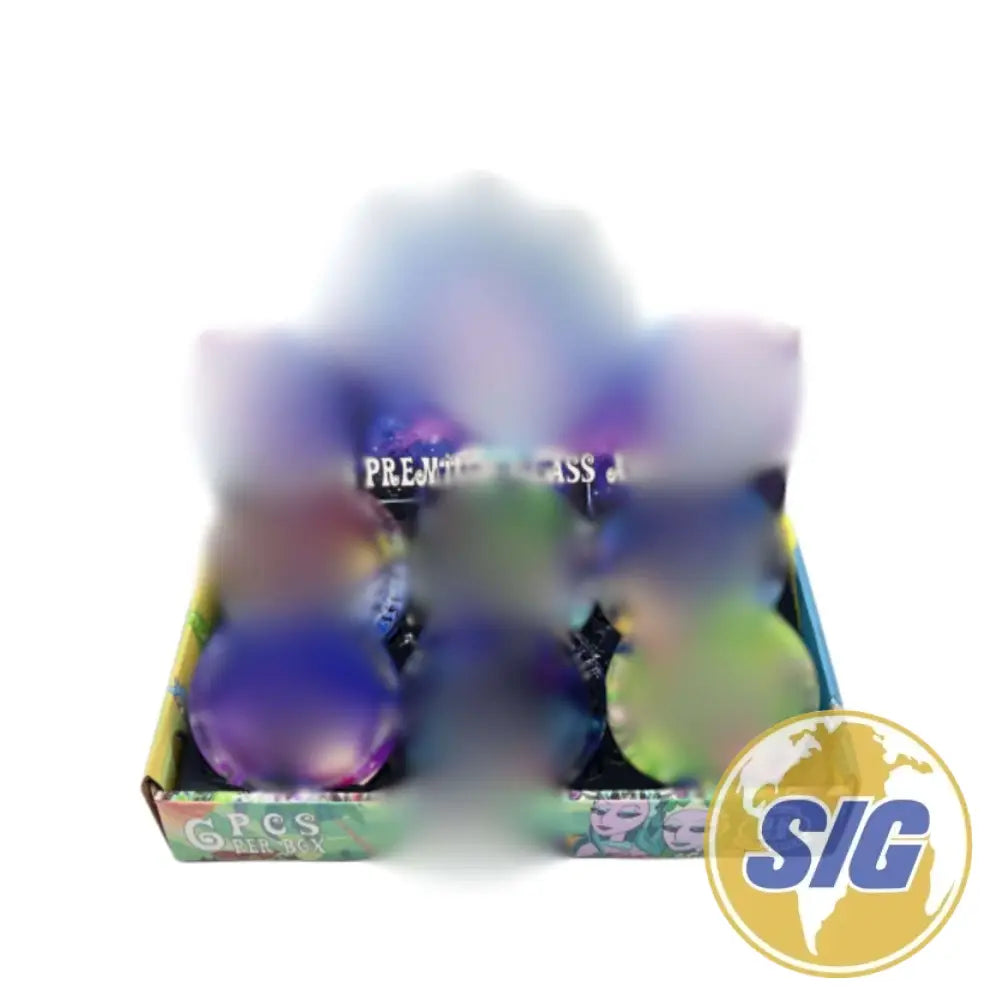 Glow in The Dark Ashtray Display 6 CT