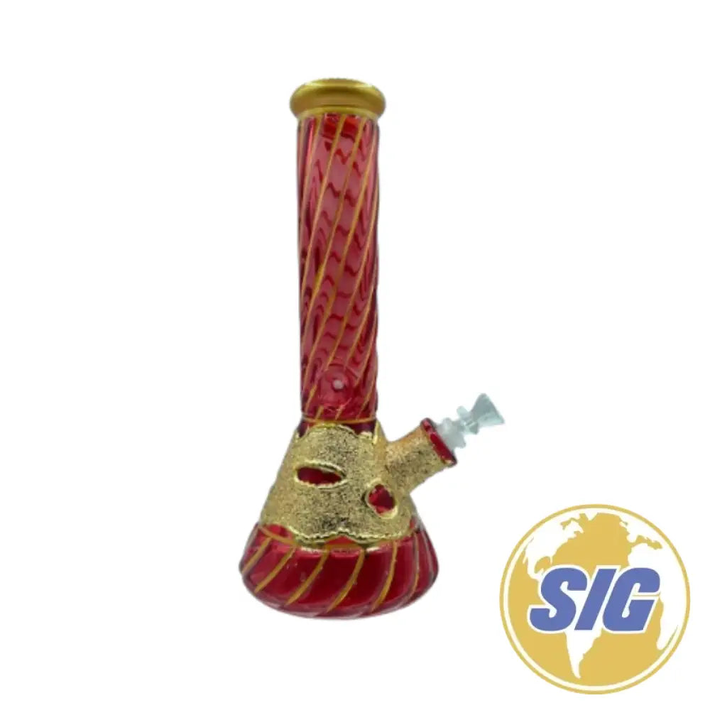 Gold Accents Beaker Water Pipe |Ref: RG 247|