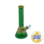 Gold Accents Beaker Water Pipe |Ref: RG 247|