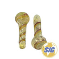 Golden Ripple Hand Pipe |REF: HP 558|