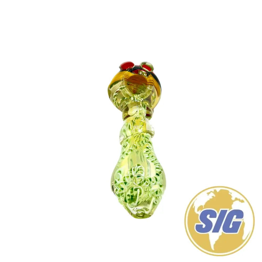 Green Stringer Hand Pipe (REF: HP 155)