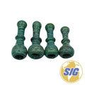 Green Whorl Hand Pipe |REF: HP 352|