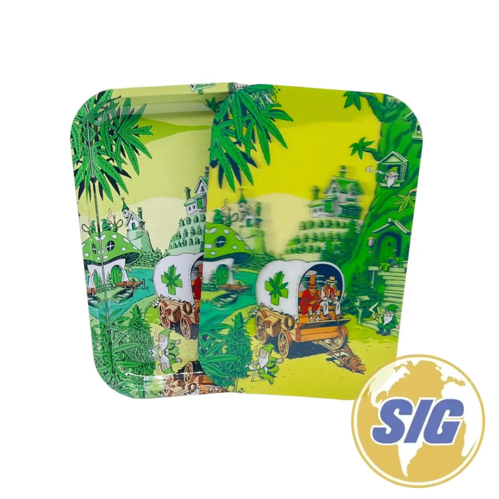 Large 12″x 9″ Magnetic 3D Trays With Lid - Design #21