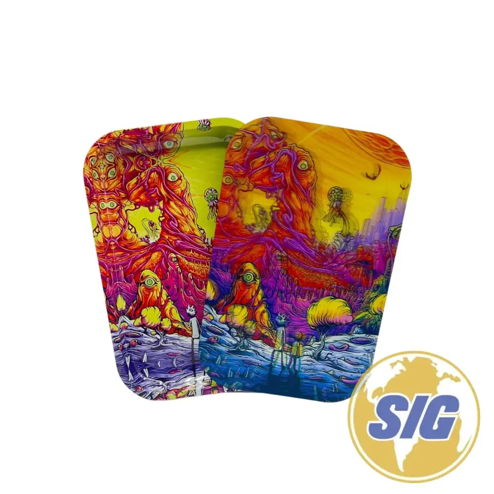 Large 12″x 9″ Magnetic 3D Trays With Lid - Design #27