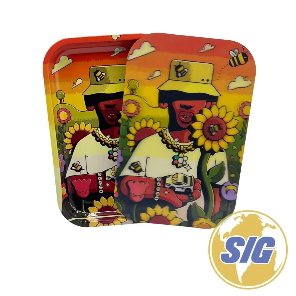 Large 12″x 9″ Magnetic 3D Trays With Lid - Design #6