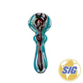 Maroon Wave Hand Pipe |REF: HP 135|