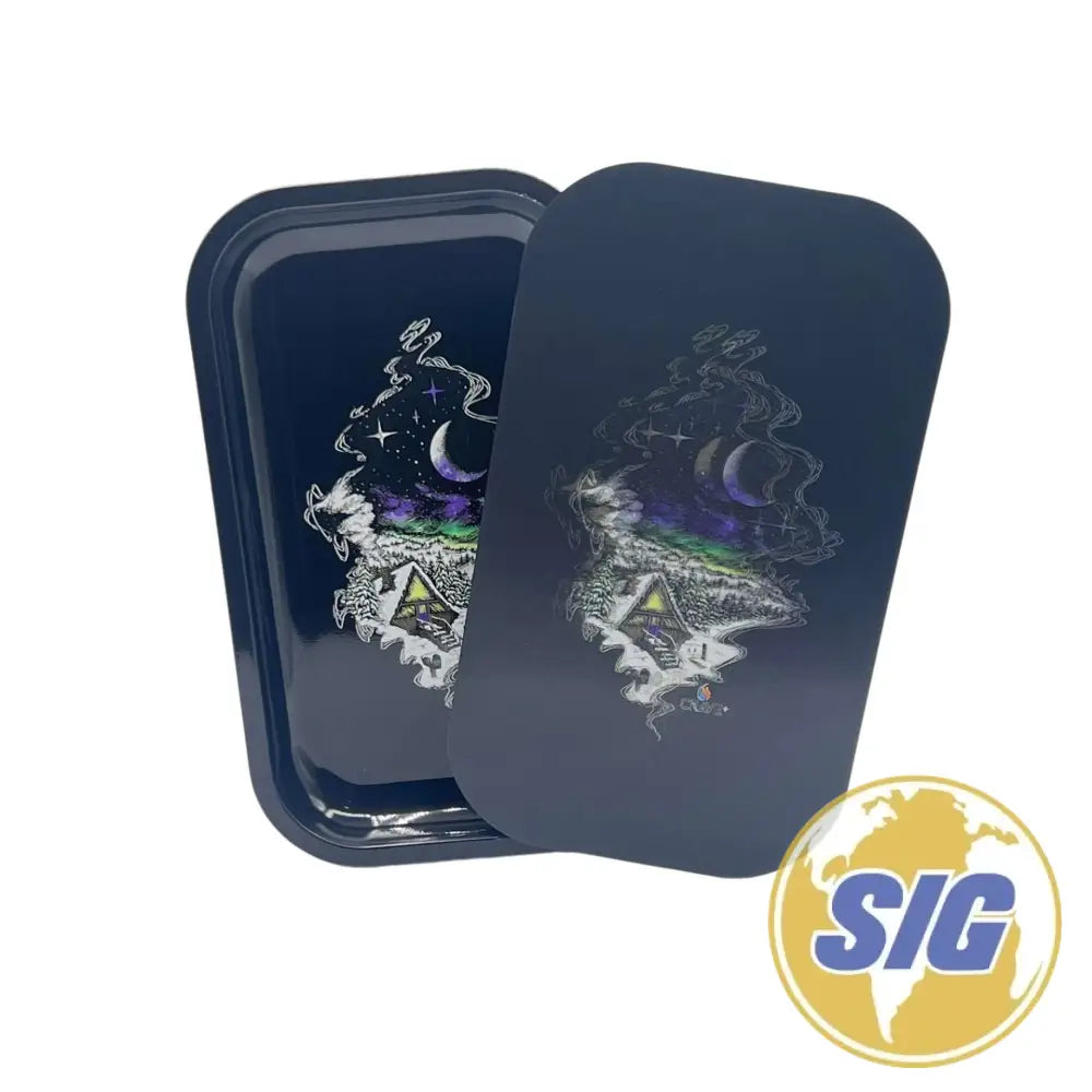 Medium 10″ x 7″ Magnetic 3D Trays With Lid - Design #32
