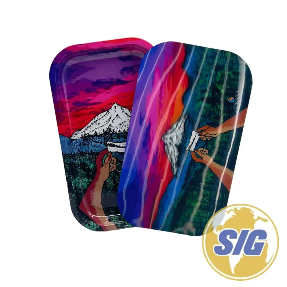 Medium 10″ x 7″ Magnetic 3D Trays With Lid - Design #33