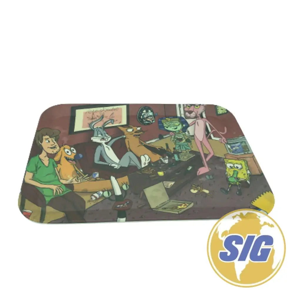 Medium Graphic Biodegradable Rolling Trays
