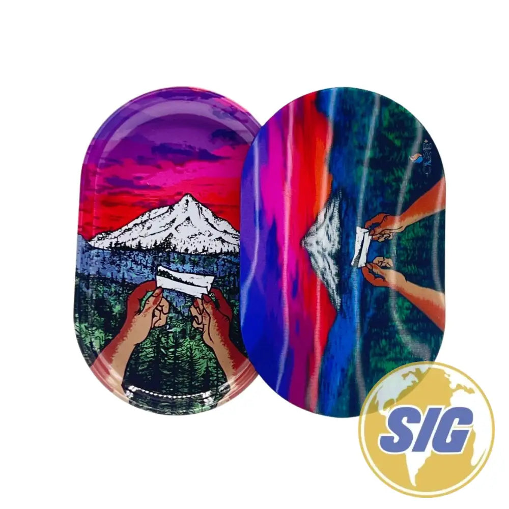 Mini 5″ x 3″ Magnetic 3D Trays With Lid - Design #33