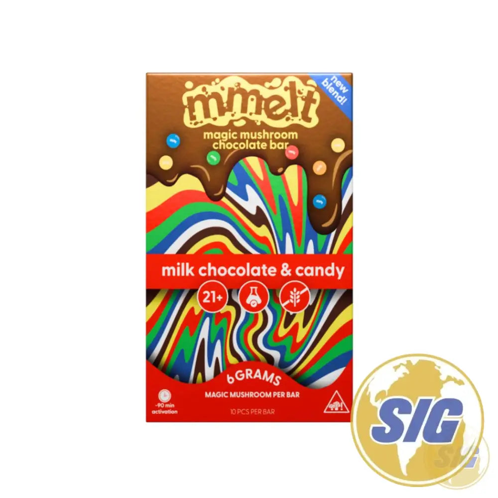 Mmelt Magic Mushroom 6 Gram Chocolate 6CNT Box